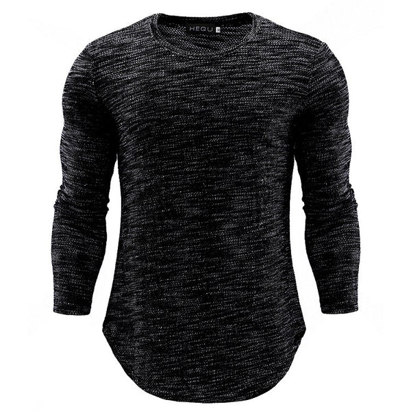Long-sleeved Round Neck T-shirt