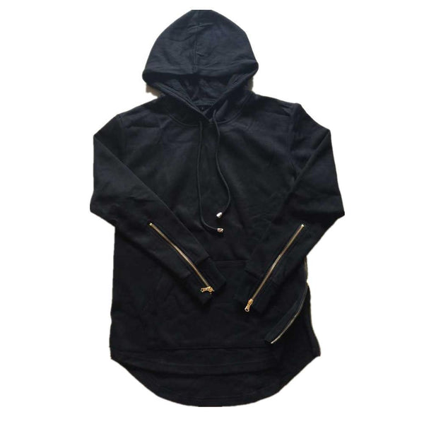 Pocket Side Zippers Streetwear Pullover