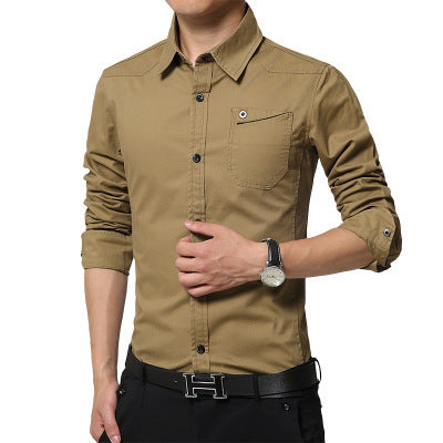 Korean Style Spring Men's Shirts