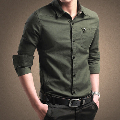 Korean Style Spring Men's Shirts