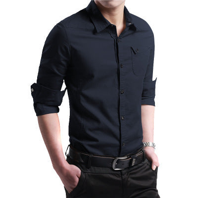 Korean Style Spring Men's Shirts