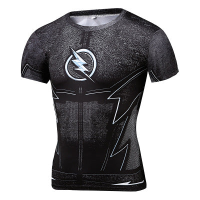 lightning printing 3D T-shirt