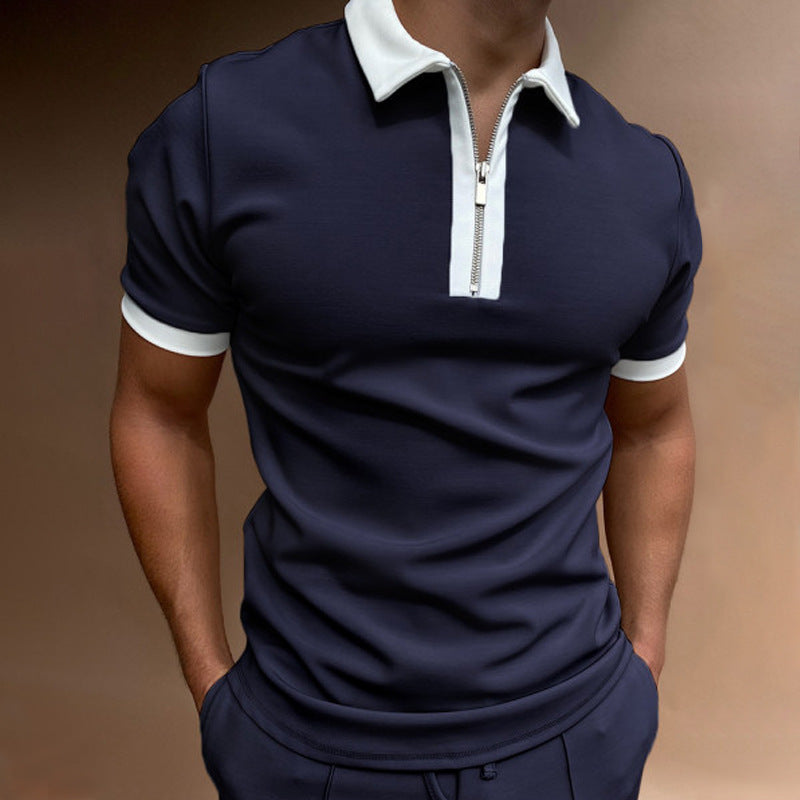 Men Solid Polo Shirt