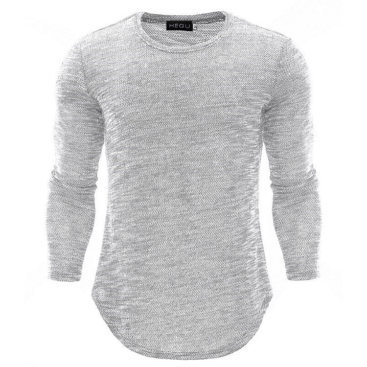 Long-sleeved Round Neck T-shirt