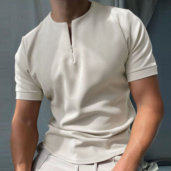 Men Solid Polo Shirt