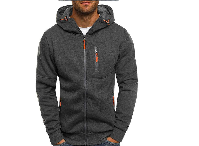 Men Hoodie Cotton Jacket